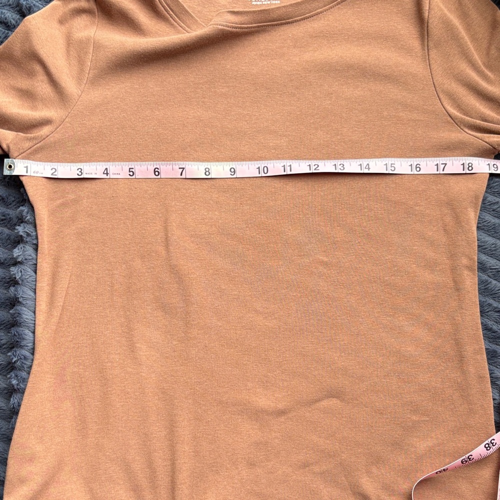 Jones & Co Women's Long Sleeve Top in Rust - Picture 3 of 5